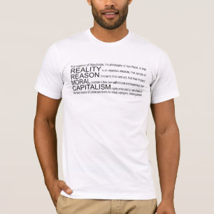 Mannen objecten bovenaan t-shirt