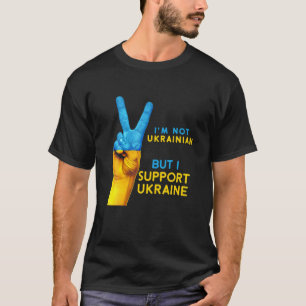 Mannen Oekraïne steunen Oekraïners Grote EU T-shirt