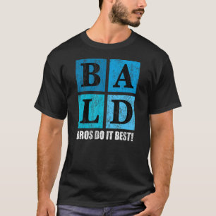 Mannen of jongens met kale kop Pro kaalheid T-shirt