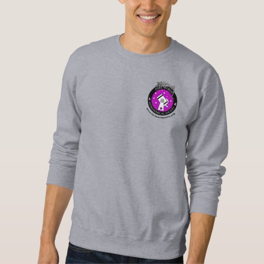 Mannen Officiële Logo Sweatshirt Grijs (Voorkant)