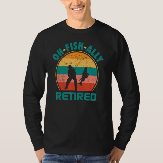 Mannen Oh Fish Ally Remoe Retirement 2022 in ruste T-shirt (Voorkant)