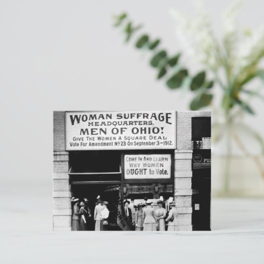 Mannen Ohio! : 1912 Briefkaart (Staand voorkant)