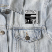 Mannen Ohio! : 1912 Vierkante Button 5,1 Cm (In situ)