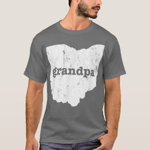 Mannen Ohio Grandpa T Grandfather Gifts State Gran T-shirt