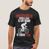 Mannen Olten Mann E Bike Bicycle Rider Gezegde T-shirt (Voorkant)