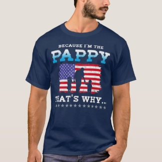 Mannen omdat ik de Pappy Grandpa vaderdag ben T-shirt