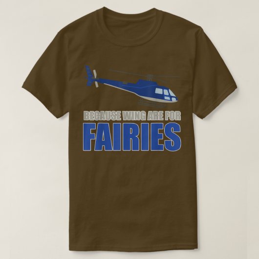 Mannen omdat Wing voor de bootvliegtuigen is. T-shirt (Design voorkant)