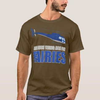 Mannen omdat Wing voor de bootvliegtuigen is. T-shirt