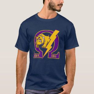 Mannen Omega-1911 Da Bruhz Bulldog Psi-Phi Ques T-shirt