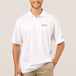 Mannen Omega Lambda Delta Long Polo Shirt