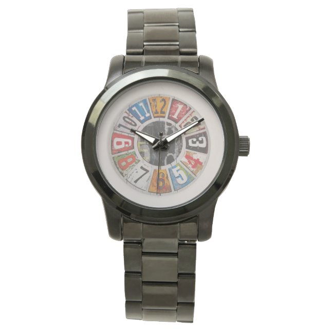 Mannen  Onderdruk Horloge (Voorkant)