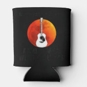 Mannen Onderschat nooit een oud man met een gitaar Blikjeskoeler (Achterkant)