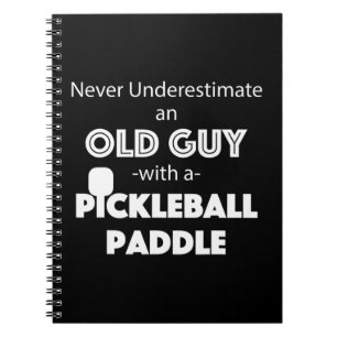 Mannen Onderschat nooit een oude man met een Pickl Notitieboek