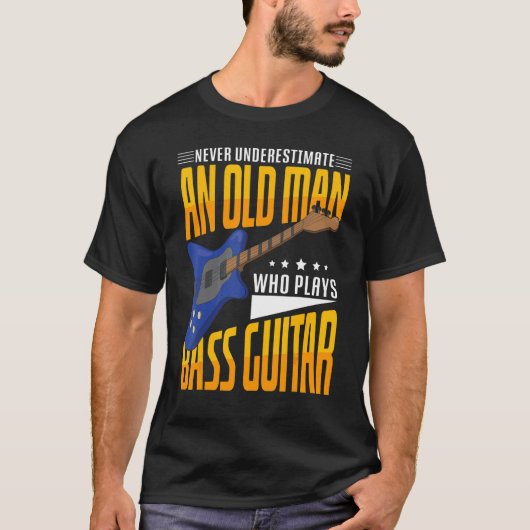 Mannen onderschatten nooit een oud Man dat de pas  T-shirt (Voorkant)