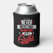 Mannen onderschatten nooit een oud Man met een git Blikjeskoeler (Blikje Achterkant)