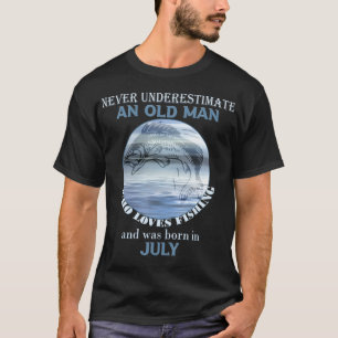 Mannen Onderschatten nooit een Oude Looppas van he T-shirt