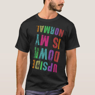 Mannen ondersteboven is mijn normale gymnastiektea t-shirt
