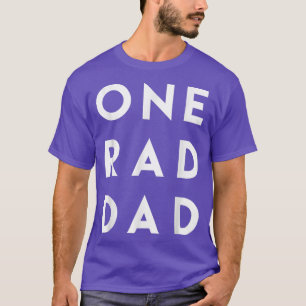 Mannen One Rad Pap, Vaderdag voor papa T-shirt