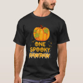 Mannen one Spooky Pawpaw Funny Dad Family Hallowee T-shirt (Voorkant)