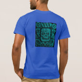 Mannen ontwerp van shirt met wieltjes in de Aztec- (Achterkant)