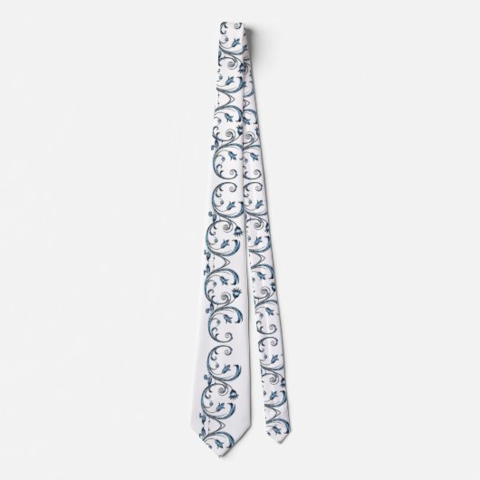 Mannen Ontwerper Stropdassen Blauw (Voorkant)