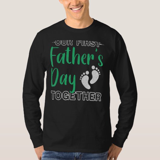 Mannen onze eerste vader S Day Papa ondervader T-shirt (Voorkant)