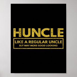 Mannen oom als een gewone oom, maar veel meer goed poster