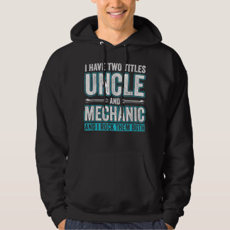 Mannen oom- en mechanische Funny Garage Fixing Car Hoodie