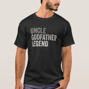 Mannen oom Godfather legde schimmelgeld voor een g T-shirt