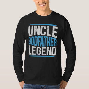 Mannen oom Godfather Legend Oom Beste oom T-shirt