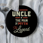 Mannen oom het Man de mythe de legendarische cadea Ronde Button 6,0 Cm (In situ)