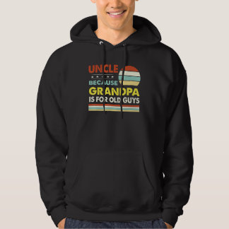 Mannen oom omdat opa  is voor oude jongens hoodie