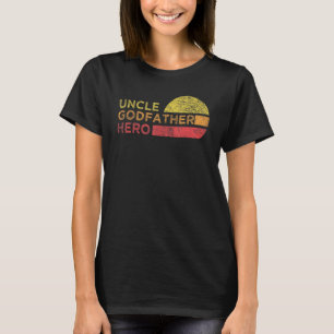 Mannen oom peetvader held voor favoriete oom bouil t-shirt