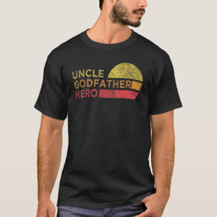 Mannen oom peetvader held voor favoriete oom bouil t-shirt