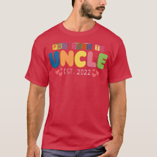 Mannen Oom Zwangerschap Aankondiging Baby Genderhe T-shirt