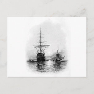 MANNEN OORLOG IN SPITHEAD BRIEFKAART