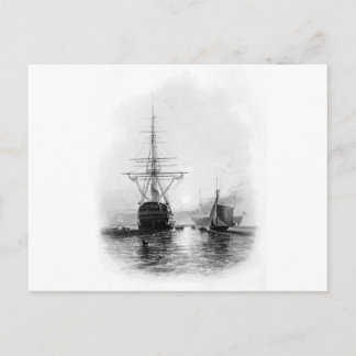 MANNEN OORLOG IN SPITHEAD BRIEFKAART