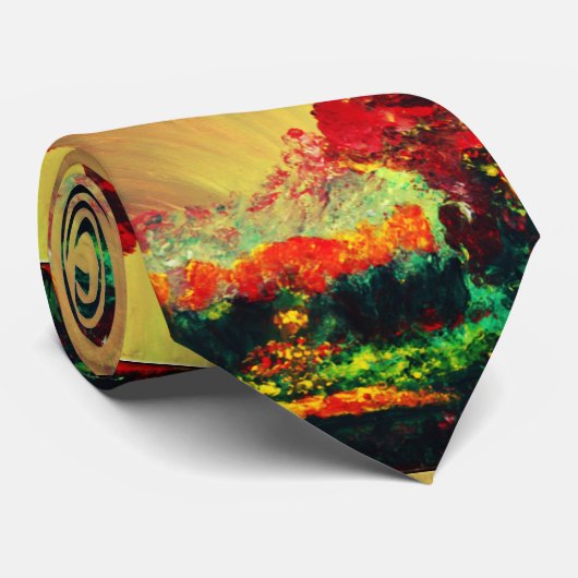 Mannen Oorspronkelijke schilderende stropdas (Opgerold)