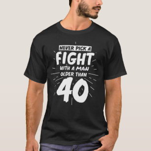 Mannen op 40e verjaardag 40 jaar Funny Gift T-shirt