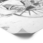 Mannen op een foto van de "Deadwood Coach" Poster (Hoek)