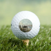 Mannen op het strand (gevaarlijk werk bij lage tem golfballen (Insitu Shirt)