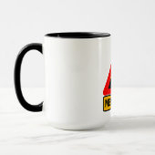 Mannen op het werk Funny Coffee Mok (Links)