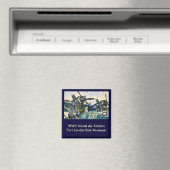 Mannen op het werk magneet (Insitu (Vaatwasser))