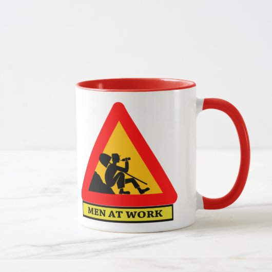 Mannen op het werk Mok (Rechts)