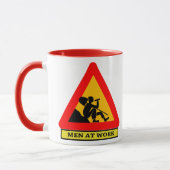 Mannen op het werk Mok (Links)