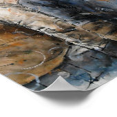 Mannen op het werk poster (Hoek)