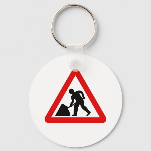 Mannen op het werk sleutelhanger (Voorkant)