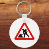 Mannen op het werk sleutelhanger (Voorkant)