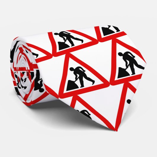 Mannen op het werk stropdas (Opgerold)