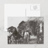 Mannen op het werk  zwart-wit - Briefkaart (Voorkant / Achterkant)